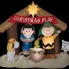 Morris Airblown Peanut Nativity Scene -Halloween Horror Decorations Shop airblown peanut nativity scene 29123605135408