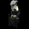 Morris Animated Sitting Witch Halloween Prop -Halloween Horror Decorations Shop animated sitting witch halloween prop 30408263630896
