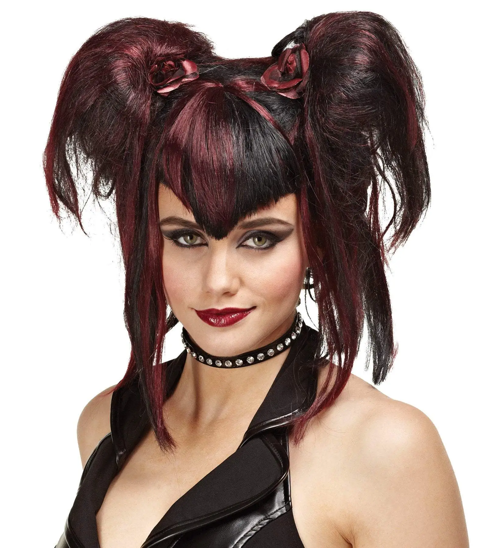 Morris "Bad Fairy - Black And Red" Halloween Wig 3 Morris "Bad Fairy - Black And Red" Halloween Wig