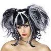 Morris "Bad Fairy - Black/White" Halloween Wig 2 Morris "Bad Fairy - Black/White" Halloween Wig -Halloween Horror Decorations Shop bad fairy black white halloween wig 28732024881200
