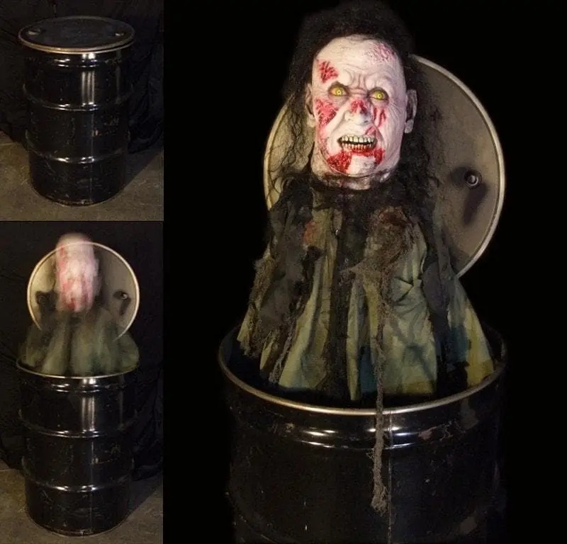 Distortions "Barrel Blaster" Halloween Animatronic 3 Distortions "Barrel Blaster" Halloween Animatronic