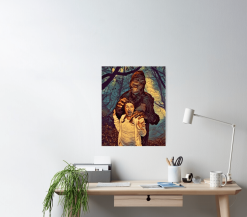 The Horror Dome Bigfoot Poster -Halloween Horror Decorations Shop bigfoot version 3 poster 29931012456496