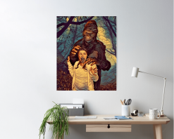 The Horror Dome Bigfoot Poster -Halloween Horror Decorations Shop bigfoot version 3 poster 29931012849712