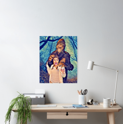 The Horror Dome Bigfoot Poster -Halloween Horror Decorations Shop bigfoot version 3 poster 29931018911792