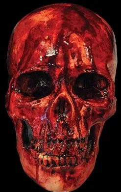 Morris "Bloody Resin Skull" Halloween Prop