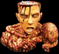 Morris "Brain Bowl" Bloody Halloween Prop - Open Box