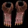Morris "Brown Werewolf Shoe Covers" Halloween Costume Accessory -Halloween Horror Decorations Shop brown werewolf shoe covers halloween costume accessory 14160918020144