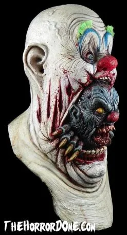 The Horror Dome "Clown Spawn" HD Studios Pro Mask -Halloween Horror Decorations Shop clown spawn hd studios pro halloween mask 28753797578800