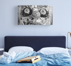 The Horror Dome Clownin Around Canvas Print -Halloween Horror Decorations Shop clownin around canvas print 29934376419376