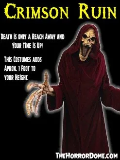 The Horror Dome "Crimson Ruin" HD Studios Costume -Halloween Horror Decorations Shop crimson ruin hd studios night terror halloween costume 14335396184112