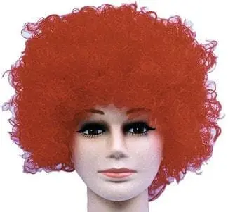 Morris "Curly Clown - Red Afro" Halloween Wig 3 Morris "Curly Clown - Red Afro" Halloween Wig