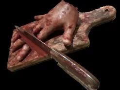 SpellBound FX And Art "Cutting Board Accident" Halloween Prop -Halloween Horror Decorations Shop cutting board accident halloween prop 14528072548400