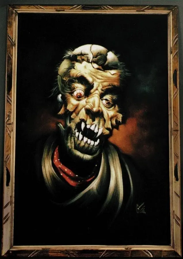 Morris "Deadly Dan Painting" Haunted House Decoration 3 Morris "Deadly Dan Painting" Haunted House Decoration