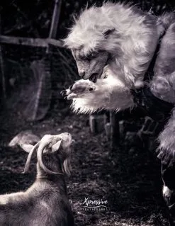 The Horror Dome "Evil Goat Man" HD Studios Pro Costume -Halloween Horror Decorations Shop evil goat man hd studios pro halloween costume 15583613354032