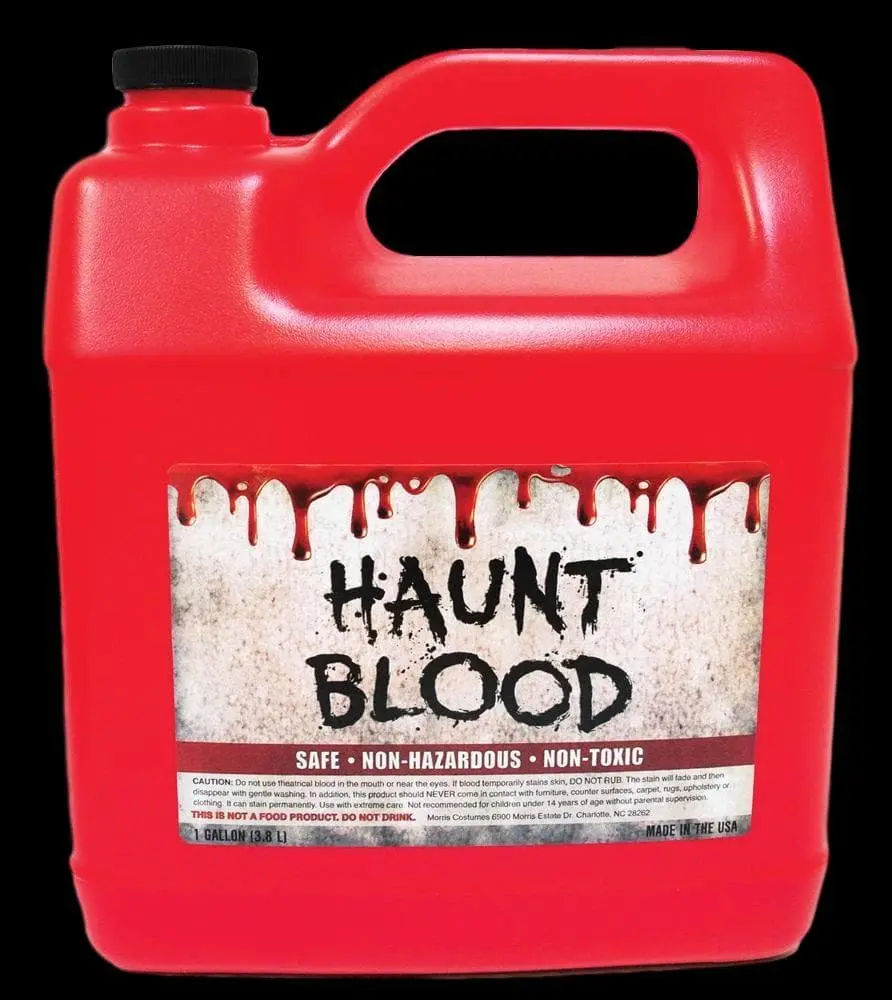 Morris "Fake Blood - Gallon" Halloween Costume Accessory 3 Morris "Fake Blood - Gallon" Halloween Costume Accessory
