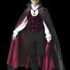 Morris "Gothic Vampire With Teeth" Costume (Adult Size) -Halloween Horror Decorations Shop gothic vampire with teeth halloween costume adult size 14196207091760