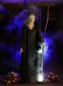 Distortions "Grim Death Reaper" Halloween Animatronic 7 Distortions "Grim Death Reaper" Halloween Animatronic -Halloween Horror Decorations Shop grim death halloween animatronic 31350030008368