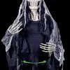 Morris "Groundbreaker Seeking Skeleton" Electric Animated Halloween Prop - Open Box