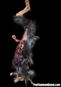 The Horror Dome Gutted Baby Werewolf Hanging Prop