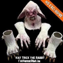 The Horror Dome "Hat Trick The Evil Rabbit" HD Studios Pro Costume -Halloween Horror Decorations Shop hat trick the evil rabbit hd studios pro halloween costume 28669906583600