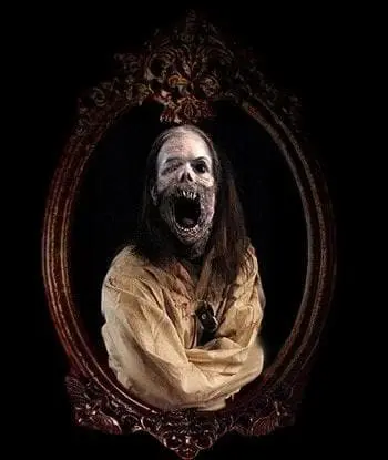 Night Frights "Haunted Mirror - Zombie Asylum" Professional Animated Halloween Decoration 3 Night Frights "Haunted Mirror - Zombie Asylum" Professional Animated Halloween Decoration
