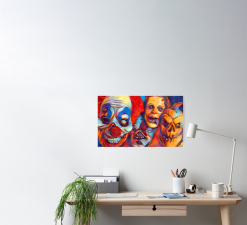 The Horror Dome Horror Faces Poster -Halloween Horror Decorations Shop horror faces poster 29931585699888