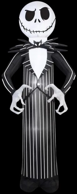 Morris "Jack Skellington" Air-blown Inflatable Halloween Decoration