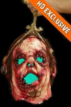 The Horror Dome "Jack The Lantern" Lighted Severed Head Halloween Prop -Halloween Horror Decorations Shop jack the lantern lighted severed head halloween prop 28760134877232