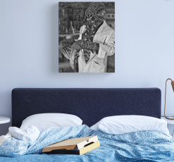 The Horror Dome Lab Experiment Canvas Print -Halloween Horror Decorations Shop lab experiment canvas print 29934411382832