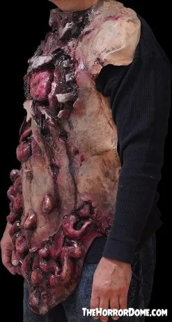The Horror Dome Movie Quality Gutted Zombie Chest" Halloween Costume Accessory -Halloween Horror Decorations Shop movie quality gutted zombie chest halloween costume accessory 28904396259376