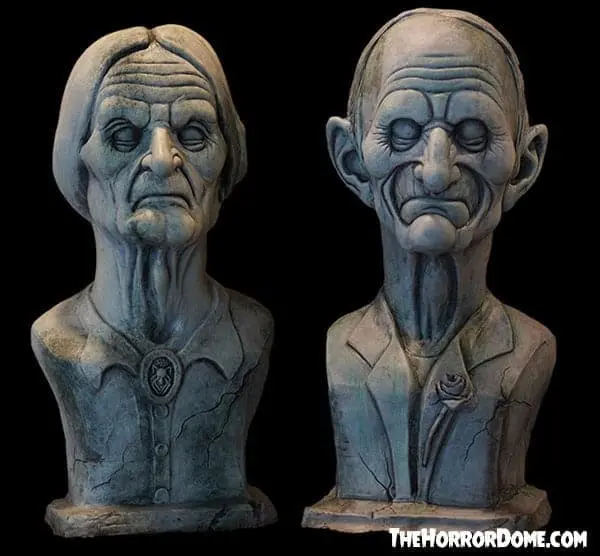 The Horror Dome "Madam And Master Macy Ghostly Manor Busts" HD Exclusive Halloween Decoration 3 The Horror Dome "Madam And Master Macy Ghostly Manor Busts" HD Exclusive Halloween Decoration
