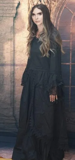 The Horror Dome "Victorian Witch Dress" HD Studios Costume -Halloween Horror Decorations Shop professional witch dress hd studios halloween costume 28885797240880