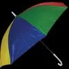 Morris "Rainbow Clown Umbrella - 24 Inch" Halloween Costume Accessory