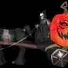 Morris "Reaper With Horse And Carriage" Air-Blown Inflatable Halloween Decoration