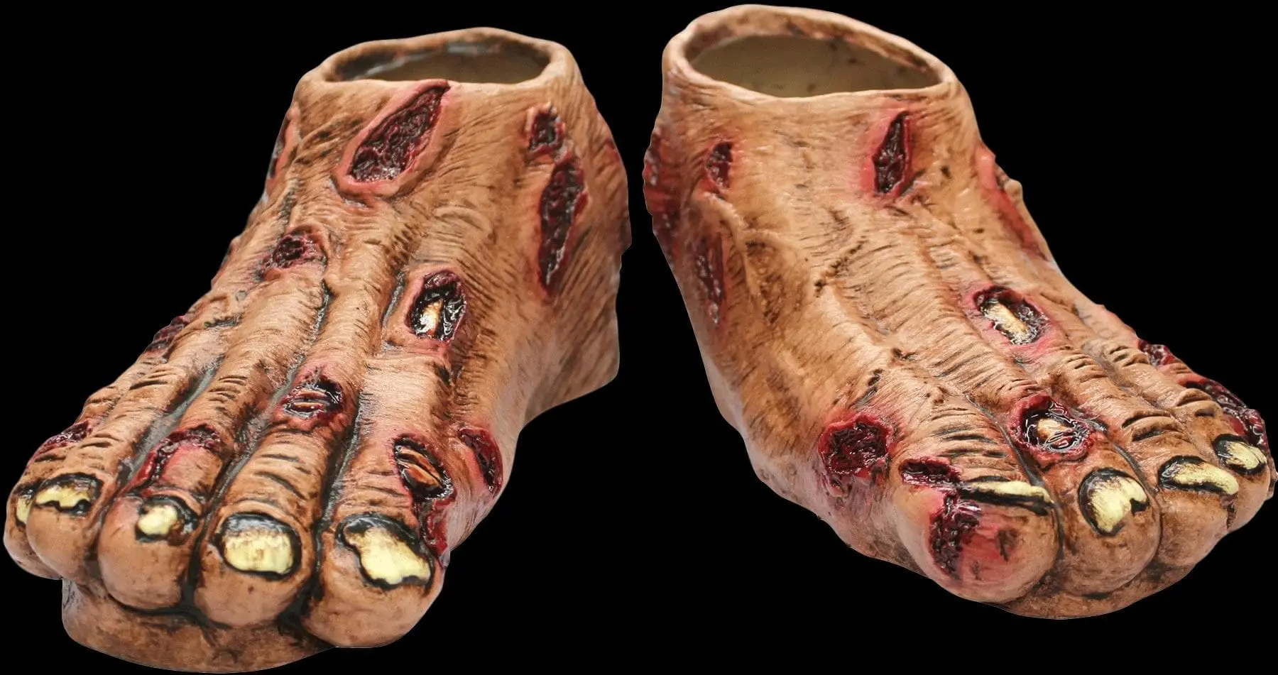 Morris "Rotting Flesh Zombie Feet" Halloween Costume Accessory 3 Morris "Rotting Flesh Zombie Feet" Halloween Costume Accessory
