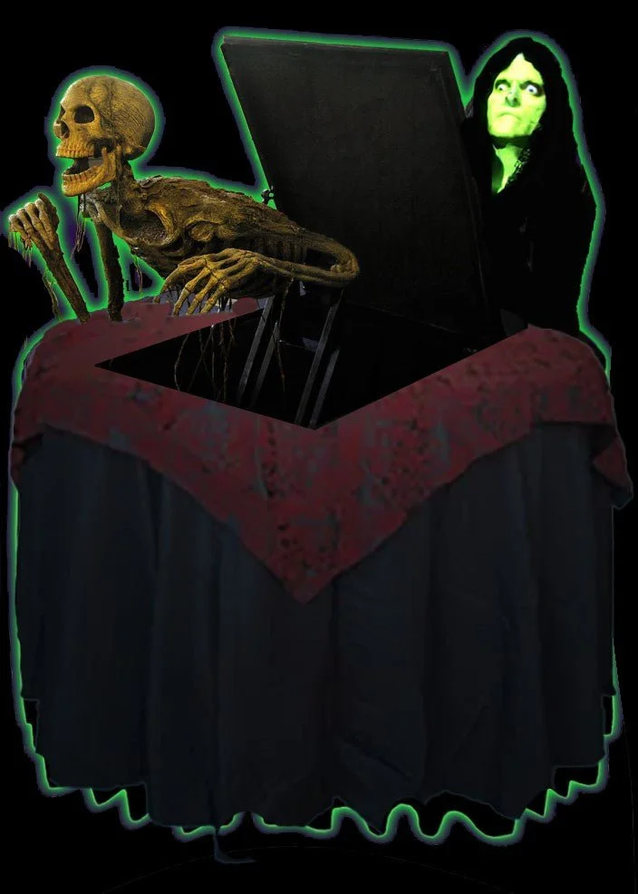Night Frights Seance Table Professional Animated Halloween Decoration 4 Night Frights Seance Table Professional Animated Halloween Decoration - Image 2
