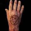 SpellBound FX And Art "Severed Male Hand With Pentagram - Silicone" Human Body Part Halloween Prop -Halloween Horror Decorations Shop severed male hand with pentagram silicone human body part halloween prop 11948608815152
