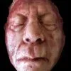 SpellBound FX And Art "Skinned Old Man Face - Silicone" Human Body Part Halloween Prop