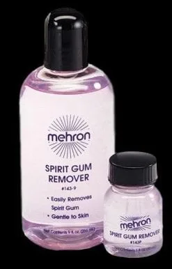 Morris "Spirit Gum Remover - 9 Oz Bottle" Halloween Makeup / Accessory