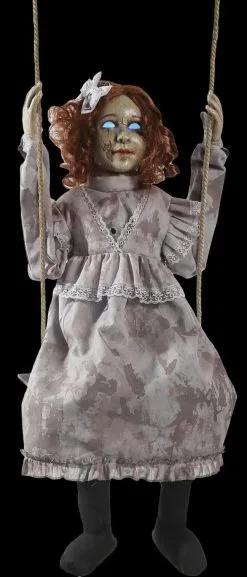 Morris "Swinging Decrepit Doll" Electric Animated Halloween Prop