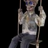 Morris "Swinging Skeletal Boy" Electric Animated Halloween Prop -Halloween Horror Decorations Shop swinging skeletal boy electric animated halloween prop 28663675486256