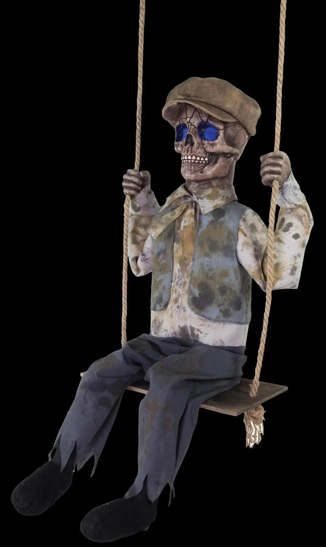 Morris "Swinging Skeletal Boy" Electric Animated Halloween Prop 3 Morris "Swinging Skeletal Boy" Electric Animated Halloween Prop