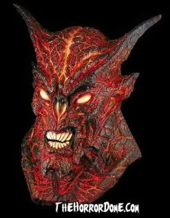 The Horror Dome "The Lava Demon" HD Studios Pro Mask 7 The Horror Dome "The Lava Demon" HD Studios Pro Mask -Halloween Horror Decorations Shop the lava demon hd studios pro halloween mask 28753038934064