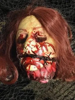 The Horror Dome "Tongue-Tied Terry" HD Studios Bloody Halloween Prop -Halloween Horror Decorations Shop tongue tied terry hd studios bloody halloween prop 12712081981488