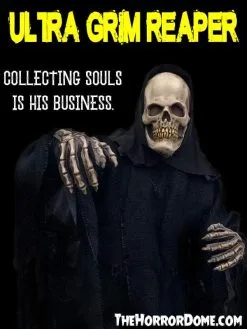 The Horror Dome "Ultra Grim Reaper" HD Comfort Costume -Halloween Horror Decorations Shop ultra grim reaper hd studios comfort fit halloween costume 14335795396656