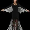 Morris "Vampiress" Costume (Adult) 2 Morris "Vampiress" Costume (Adult) -Halloween Horror Decorations Shop vampiress women s halloween costume adult 14186494197808