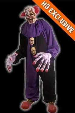 The Horror Dome "Wares The Clown" HD Studios Costume -Halloween Horror Decorations Shop wares the clown hd studios night terror halloween costume 8179923073