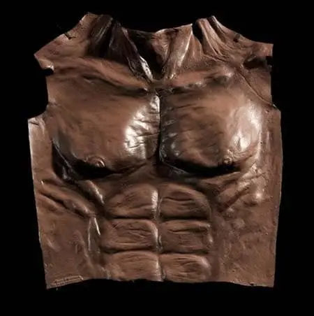 Morris "Werewolf Chest Plate - Brown" Halloween Costume Accessory 3 Morris "Werewolf Chest Plate - Brown" Halloween Costume Accessory