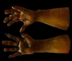 The Horror Dome "Werewolf Hands - Brown" Deluxe Halloween Costume Gloves -Halloween Horror Decorations Shop werewolf hands brown deluxe halloween costume gloves 14517861154864