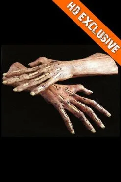 The Horror Dome "Zombie Latex Hands" Halloween Costume Gloves -Halloween Horror Decorations Shop zombie latex hands halloween costume gloves 28756044611632